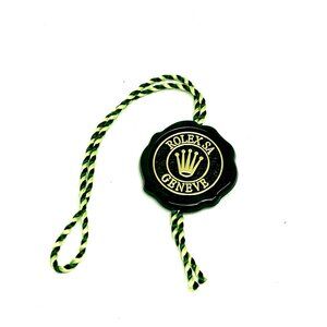 Authentic Rolex Green Hang Tag Multiple Crown Hologram Certified Superlative